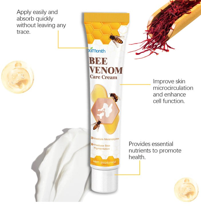 Bee White Spot Neck Cream - Natural Skin Repair for Neck Discoloration | Reduce White Spots & Even Skin Tone with Bee Venom