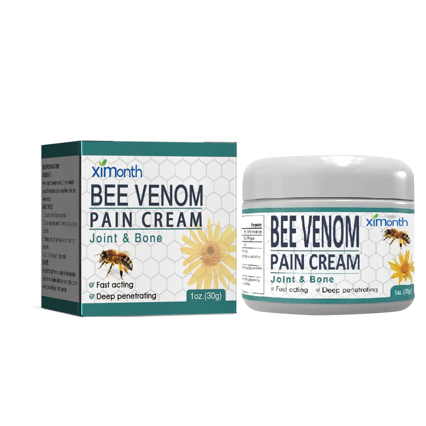 Bee Venom Joint Cream delivers fast, natural pain relief for joints and muscles. Reduces inflammation, eases stiffness, and supports mobility.
